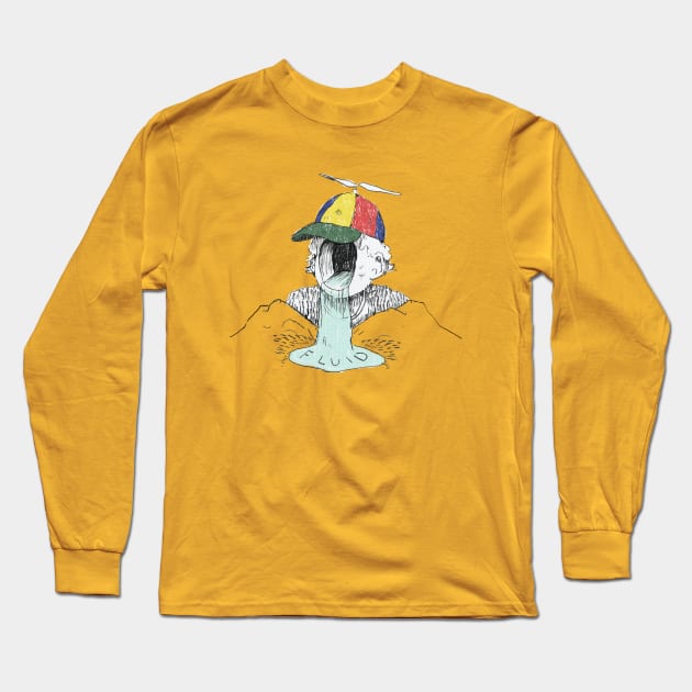 boy Long Sleeve T-Shirt by fluid